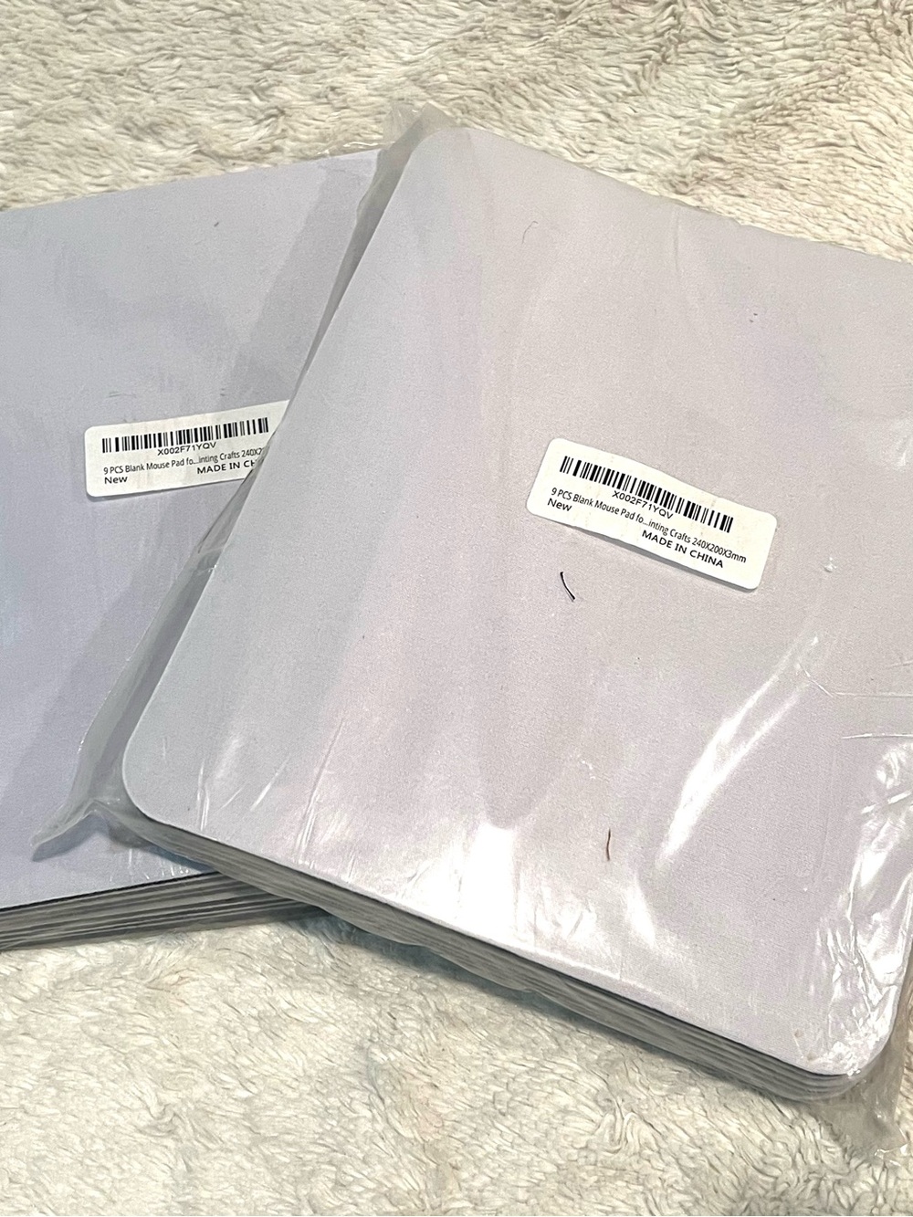 2packs New Sublimation Computer Mouse Pads